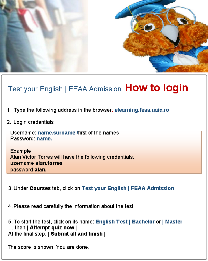 Test your English.FEAA Admission - How to Login.png